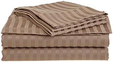Real 800 Thread Count 1 Fitted Sheet and 2 Pillowcases Long-Staple