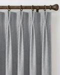 NICETOWN PRO 100% Full Blackout Curtains for Living Room, Gray Faux