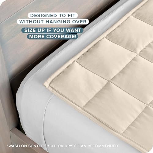 Bare Home Cotton Weighted Blanket (Sand, 48"x72" 15lbs)