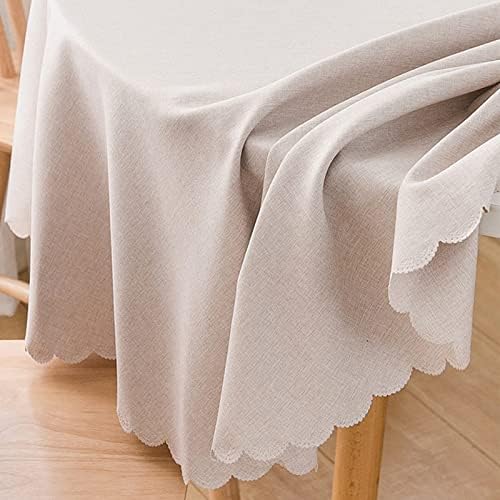 Jeloris Round Waterproof Tablecloth Spill-Proof and Stain Resistant