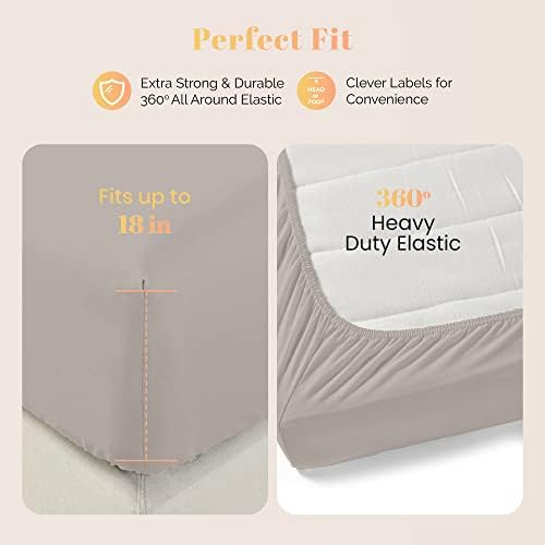 100% Egyptian Cotton Sheets Full Size - 800 Series Elite Collection