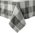 LANE LINEN 60 x 84 Inch Checkered Tablecloth Rectangle - Stain