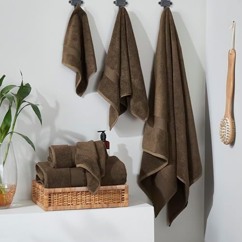 Luxury Cotton & Rayon from Bamboo Towel Set of 12
