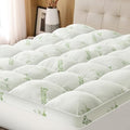 Mattress Topper Queen Size Viscose Derived from Bamboo, Thick Soft