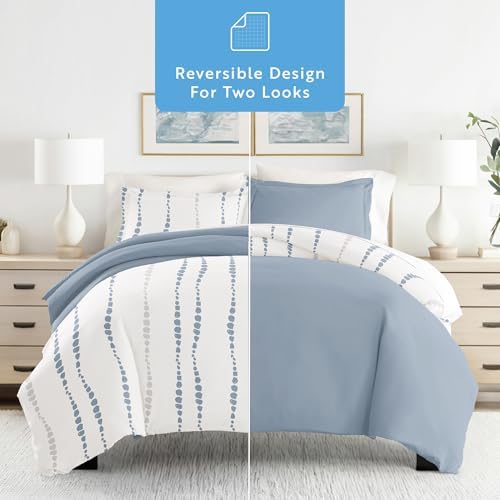 Linen Market Duvet Cover King Size (Navy) - Experience Hotel-Like