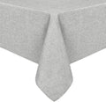 Hiasan 60 x 120 Inch Faux Linen Rectangle Tablecloth, Light Grey
