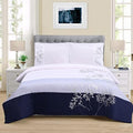 Superior 100% Cotton Duvet Cover Set, Soft 3-Piece Duvet Set, Includes