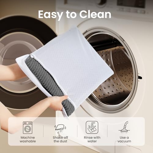 TYUU Bath Mat Set 2 Piece, Bathroom Rugs Non Slip Washable & Toilet