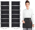 Avalon Kitchen Server Aprons with 3 Pockets – 100% Polyester Waist