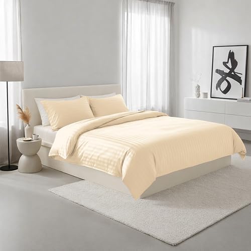 Elegant Comfort Luxury 2-Piece Striped Duvet Cover Set! - 1500 Premier