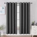 Joydeco Blackout Curtains 63 Inch Length 2 Panels Set, Thermal