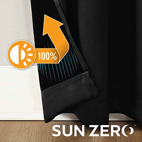Sun Zero Nordic 2-pack Theater Grade Extreme 100% Blackout Grommet