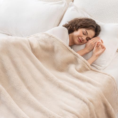 Berkshire Blanket Classic Extra-FluffyTM Plush Blanket King Size, Soft