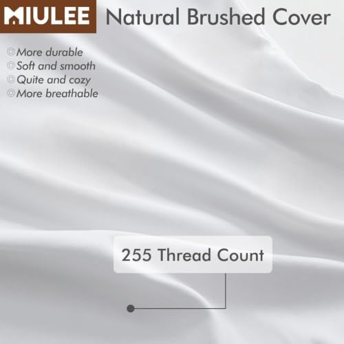MIULEE 20x20 Pillow Insert, Premium Throw Pillow with Virgin Fiber