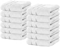Luxury Wash Cloths 12 Pack |13x13 Inch | 600 GSM | 100% Ring Spun