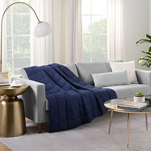 SERTA Zen Rest Wrinkle Resistant Adult Heavy Weighted Throw Blanket