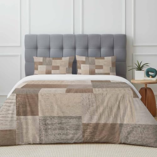 Boho Modern Aesthetic Full Duvet Cover Set - 4 Pcs Comforter Cover