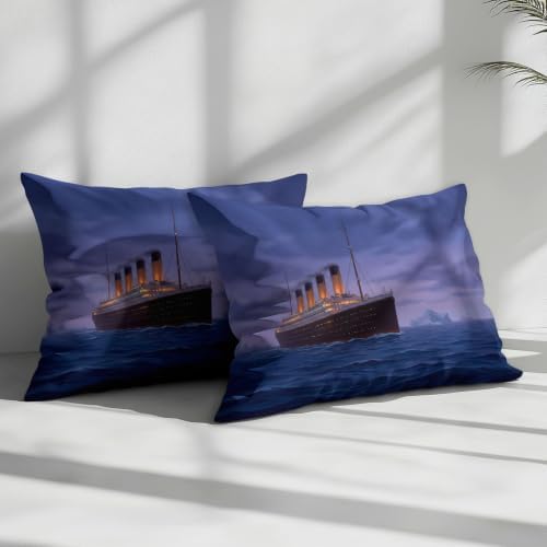 Vintage Titanic Reversible Duvet Cover Set California King