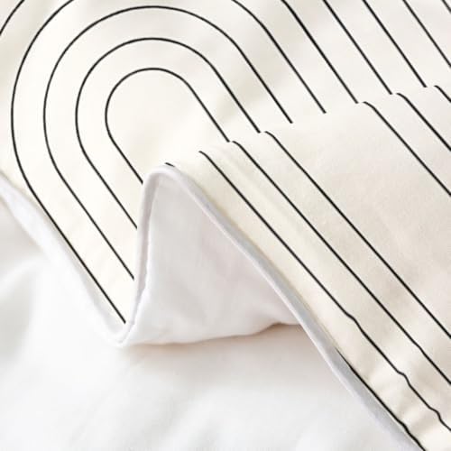 Erosebridal Boho Mid Century 100% Cotton Duvet Cover Queen for Teens