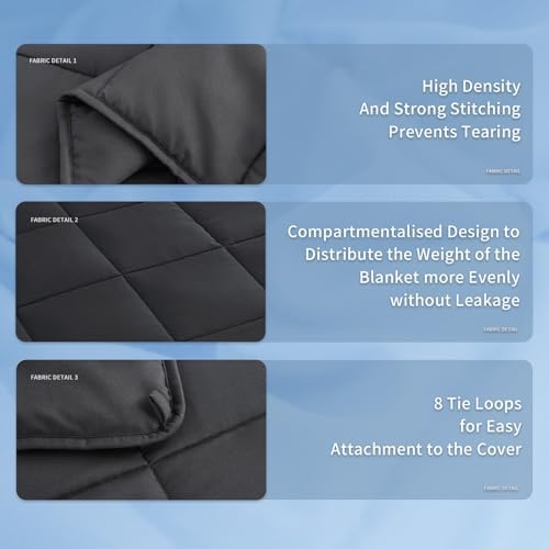 Topcee Weighted Blanket for Adults (25 lbs, 60" x 80") Queen Size Soft