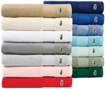 Lacoste Heritage Supima Cotton 6-Piece Towel Set, Sand