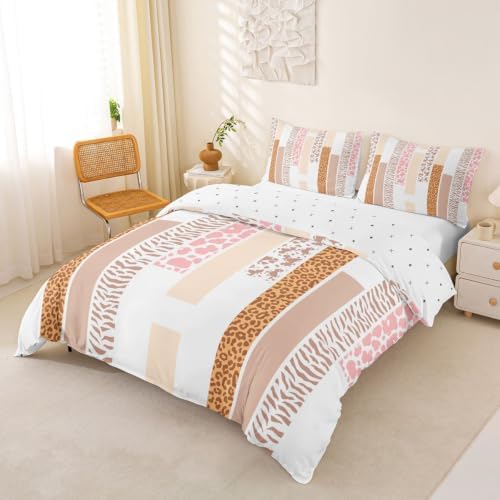 Castle Fairy Stripe Leopard Zebra Kids Bedding Set King Size