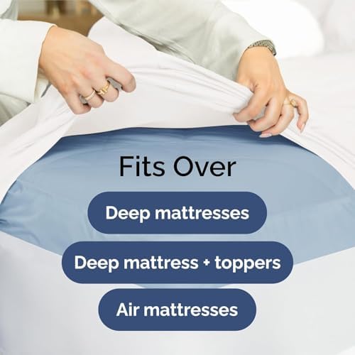 1 Fitted Sheet Only, 100% Egyptian Cotton, fitts Upto 15 Inch Deep