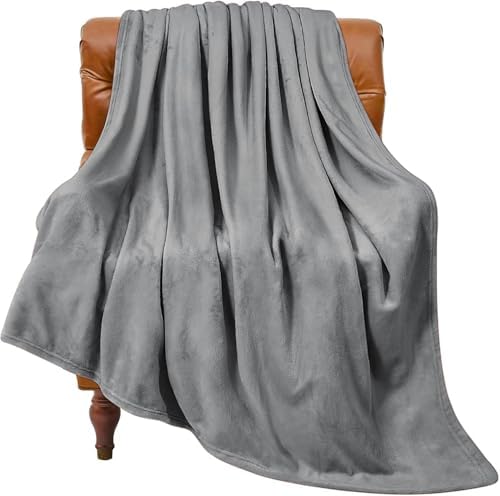 All Season Fleece Throw Blanket 60x80 Inches - Super Soft, Warm &