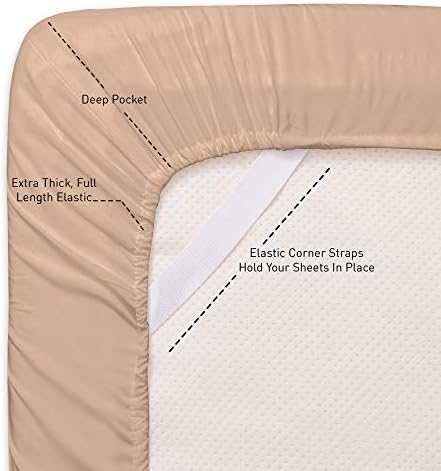 Sweet Home Collection Queen Sheets - 6 Piece 1500 Thread Count Fine