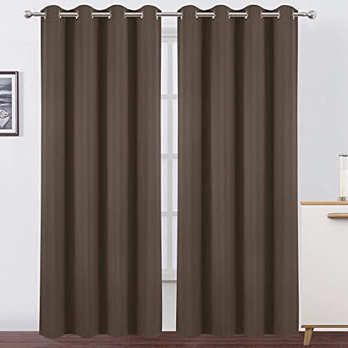 2 Panel Blackout Grommet Curtains Perfect for Making Your Bedroom and