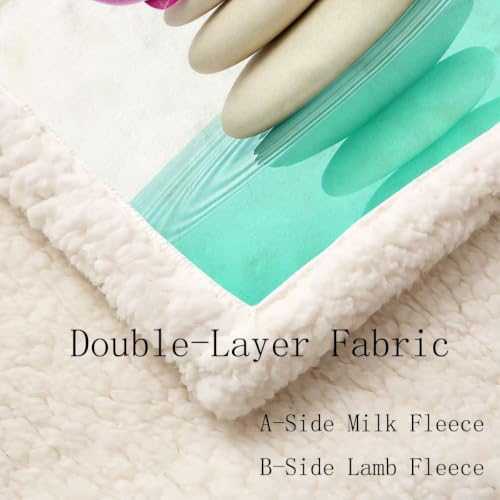 Minimalist Balance Double-Layer Reversible Sherpa Blanket 60”x 80”