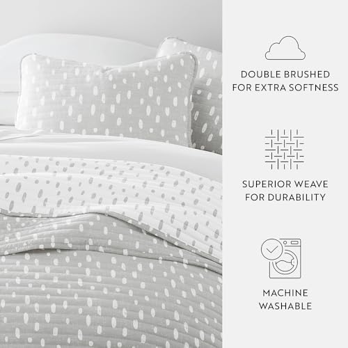 Linen Market Quilt Coverlet Set All Season Patterned Reversible