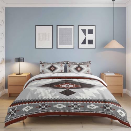 Bohemian Full Duvet Cover Set - 4 Pcs Comforter Cover Bedding Sets