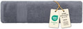Milara Oversized Turkish Cotton Bath Sheet, Anthracite, 700 GSM, 35x70