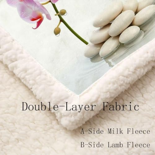 Minimal Extra Warm Sherpa Fleece Blanket 60”x 80”