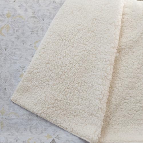 Addison Rugs ASB930 Ivory 50" x 70" Oversized Sherpa Throw Blanket