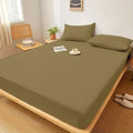 Cottingon Twin Size Fitted Sheet - 100% Cotton Bed Sheet, Soft &