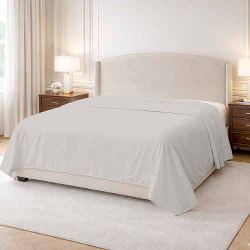 Kotton Culture 100% Egyptian Cotton 1 Pc Flat Sheet - 600 Thread