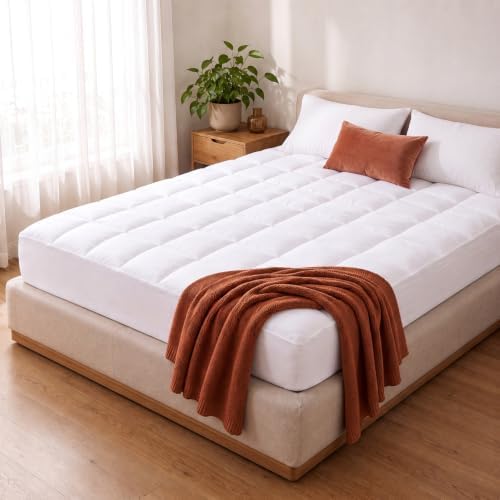 Beckham Hotel Collection Queen Mattress Topper - Pillow Top Mattress
