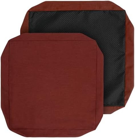 FUNHOME Outdoor Cushion Covers 20 x 20 x 4 inch,Set of 2,Non-Slip