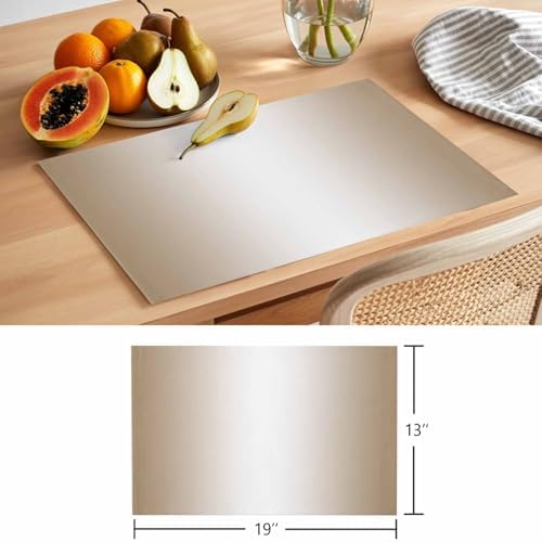 Placemats Set of 8, Beige White Ombre Woven Placemat, Linen Place Mats