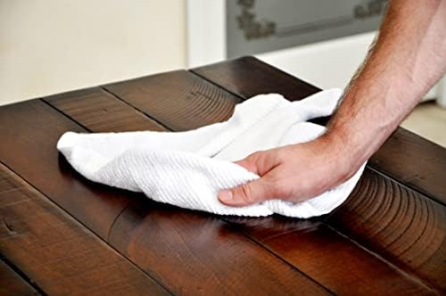 Nouvelle Legende Ribbed Cotton Bar Mop Towels, Absorbent, Durable