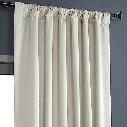 HPD Half Price Drapes Cotton True Blackout Curtains 120 inches long