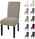 Super Stretch Chair Covers for Dining Chairs Set of 4, Khaki