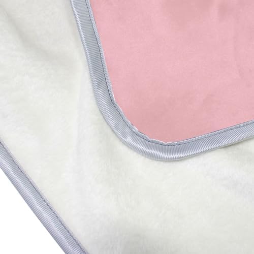 Rosy Brown Plush Throw Blankets for Bed Couch and Living Room Suitable