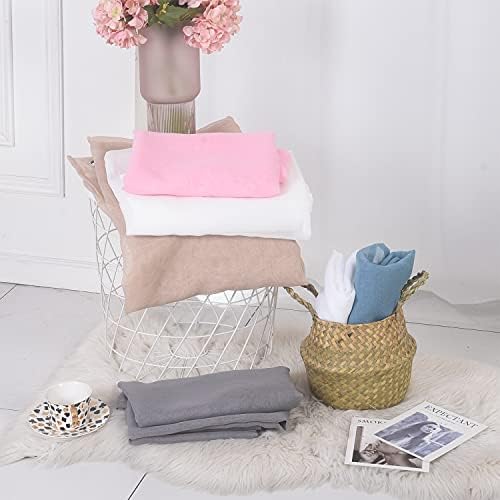 GYROHOME Set of 1 Panel, Semi Sheer Solid Voile Curtain for Living