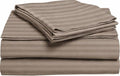 King Size Striped Sheet Set - 30"-32" Inch Extra Deep Pocket 100%