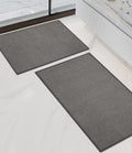 chakme Bathroom Rug Sets 2 Piece, Ultra Thin Quick Dry Bath Mat Set