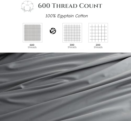 Cotton Flat Sheets Only, 600 TC 100% Cotton Flat Sheet Top Sheet Only