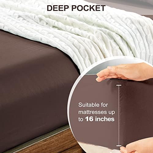 FreshCulture Twin XL Fitted Sheet Only - Hotel Quality Fitted Sheet